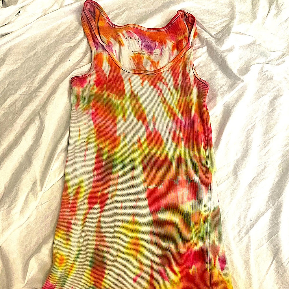 Tie-Dye Ribbed Tank